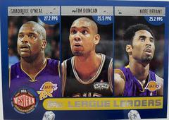 O'Neal, Duncan, Bryant, Iverson, Pierce, McGrady [League Leaders] Basketball Cards 2002 Topps Prices