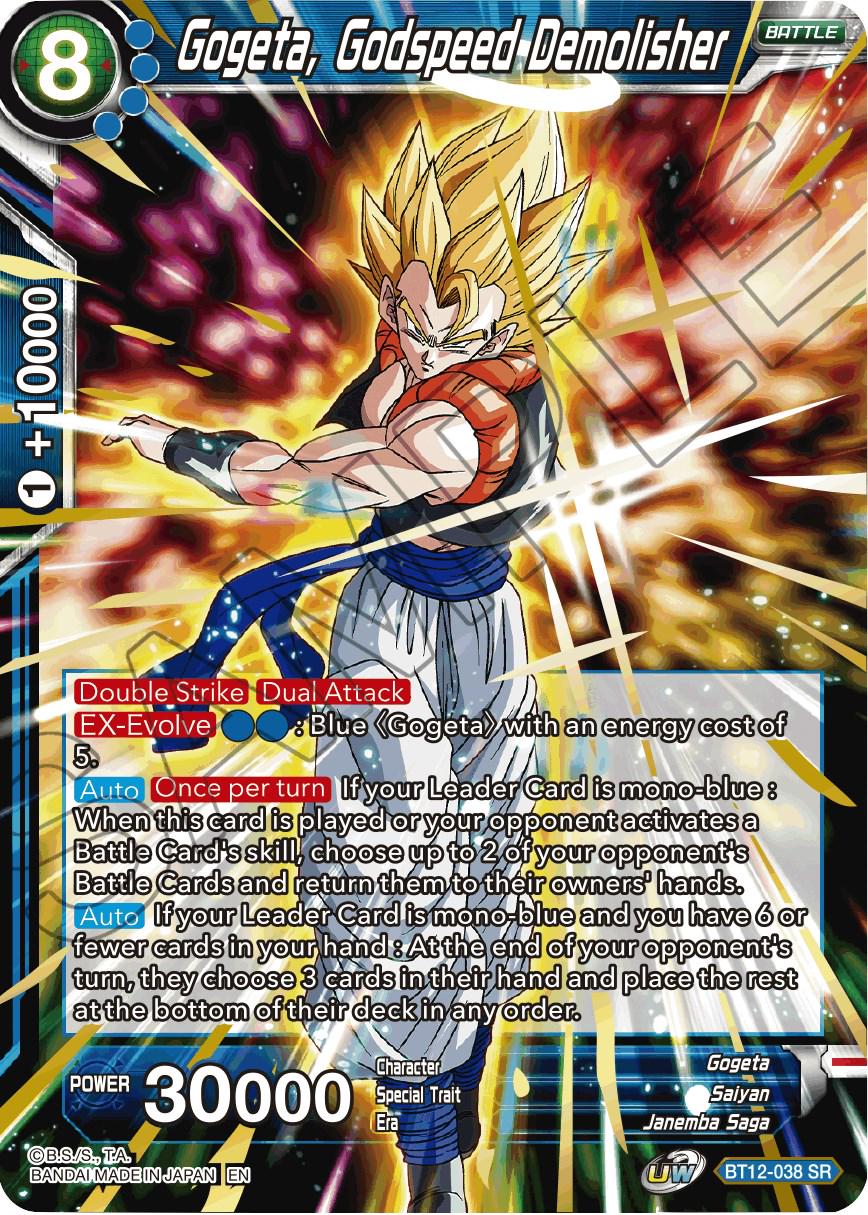 Gogeta, Godspeed Demolisher BT12-038 Dragon Ball Super Vicious Rejuvenation