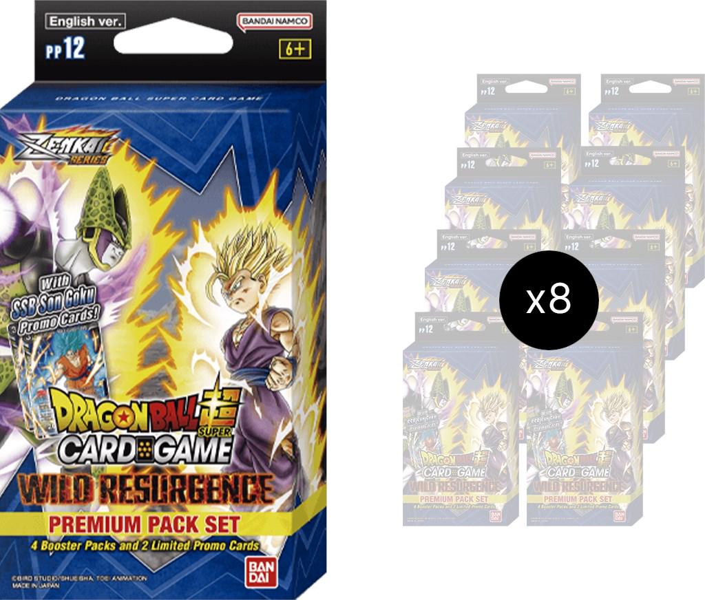 Wild Resurgence Premium Pack Set 12 Display  Dragon Ball Super Wild Resurgence