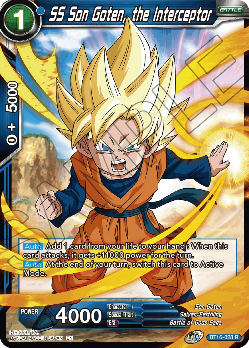 SS Son Goten, the Interceptor [Foil] BT16-028 Dragon Ball Super Realm of the Gods