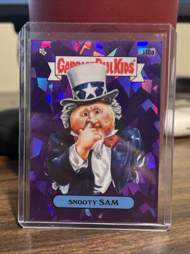 Snooty SAM [Purple] #110a Garbage Pail Kids 2021 Sapphire