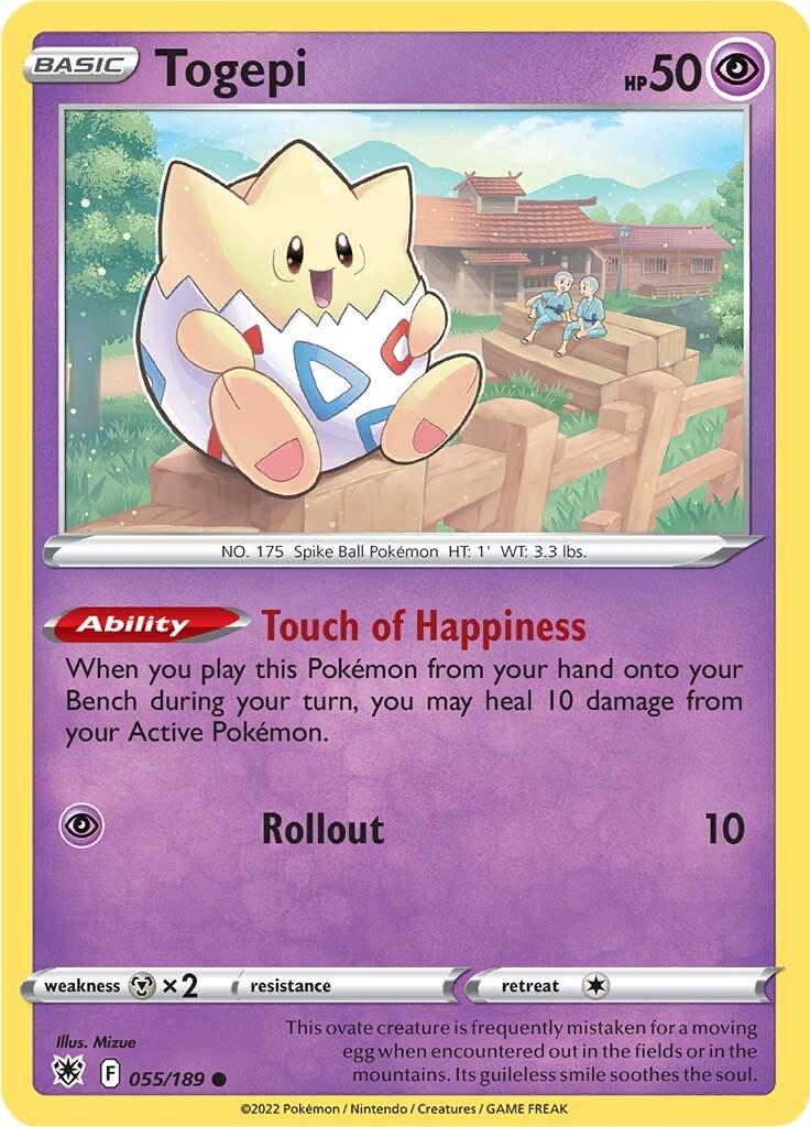 Togepi #55 Pokemon Astral Radiance