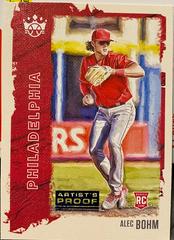 Alec Bohm [Artist Proof Blue] #146 Baseball Cards 2021 Panini Diamond Kings Prices