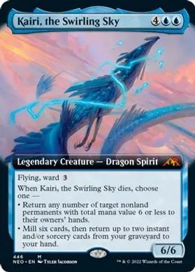 Kairi, the Swirling Sky [Extended Art] #446 Magic Kamigawa: Neon Dynasty