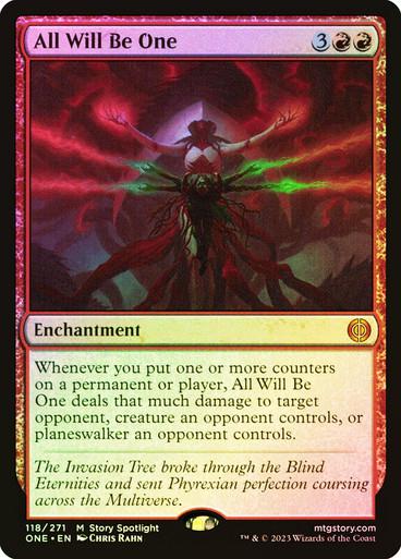 All Will Be One [Foil] #118 Magic Phyrexia: All Will Be One