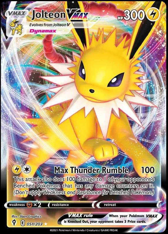 Jolteon VMAX 51 Prices Pokemon Evolving Skies Pokemon Cards