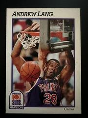 Andrew Lang #166 Basketball Cards 1991 Hoops Prices