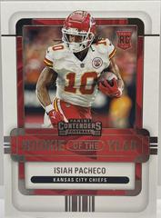 Isiah Pacheco #ROY-IPA Football Cards 2022 Panini Contenders Rookie of the Year Prices