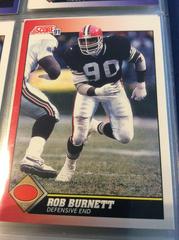 Rob Burnett #173 Football Cards 1991 Score Prices