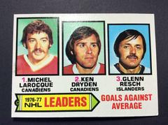 Goals Against [Average Leaders] Hockey Cards 1977 Topps Prices