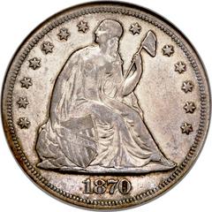 1870 S Coins Seated Liberty Dollar Prices