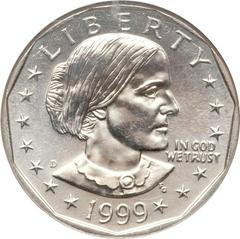 1999 D Coins Susan B Anthony Dollar Prices
