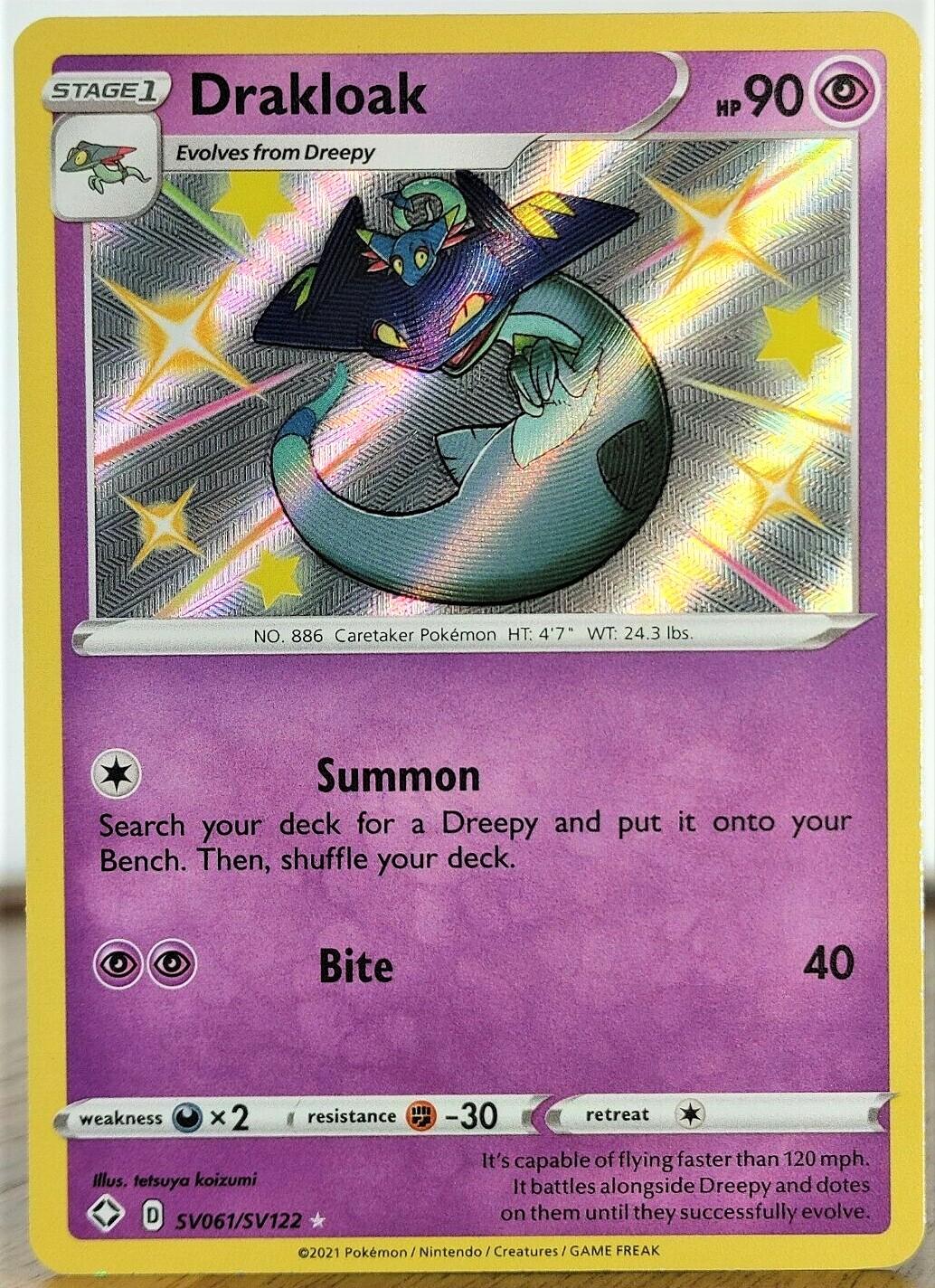 Drakloak #SV061 Prices | Pokemon Shining Fates | Pokemon Cards