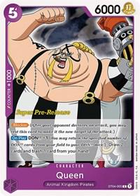 Queen [Super Pre-release] ST04-005 One Piece Starter Deck 4: Animal Kingdom Pirates