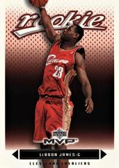 LeBron James #201 Basketball Cards 2003 Upper Deck MVP Prices