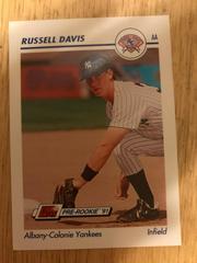 Russell Davis #2 Baseball Cards 1991 Impel Line Drive Pre Rookie AA Prices