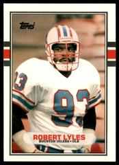 Robert Lyles #130T Football Cards 1989 Topps Traded Prices