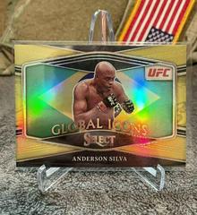 Anderson Silva [Gold] Ufc Cards 2022 Panini Select UFC Global Icons Prices