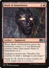 Mask of Immolation [Foil] Magic Core Set 2020 Prices