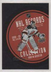 Martin Brodeur Hockey Cards 2021 Upper Deck Record Collections Prices