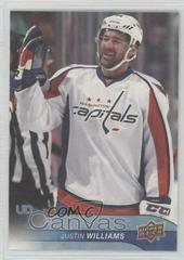 Justin Williams Hockey Cards 2016 Upper Deck Canvas Prices