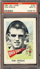 Tom Perdue Football Cards 1961 NU Card Prices