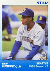 Ken Griffey Jr. [1988 Season 2 Yellow Back] Baseball Cards 1989 Star Griffey Jr Prices