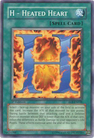 H - Heated Heart [1st Edition] EOJ-EN038 YuGiOh Enemy of Justice