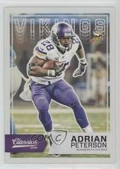 Adrian Peterson [Red Back] #4 Football Cards 2016 Panini Classics Prices