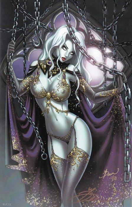 Lady Death: Dreams [Naughty Chained Virgin] #1 (2020) Comic Books Lady Death: Dreams