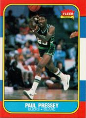 Paul Pressey Basketball Cards 1986 Fleer Prices