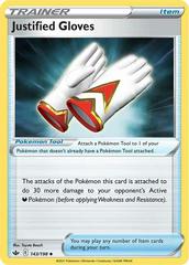 Justified Gloves #143 Pokemon Chilling Reign Prices