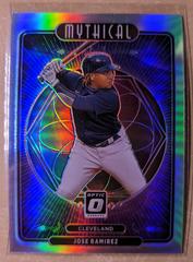 Jose Ramirez [Holo] #M15 Baseball Cards 2021 Panini Donruss Optic Mythical Prices