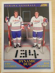 Eric Lindros, Rob Pearson [Bilingual] Hockey Cards 1991 Score Canadian Prices