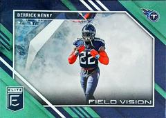 Derrick Henry [Green] #FV-9 Football Cards 2023 Panini Donruss Elite Field Vision Prices