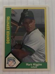 Mark Higgins #16 Baseball Cards 1990 CMC Denver Zephyrs Prices