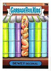 Dewey Decimal #73b Garbage Pail Kids Book Worms Prices