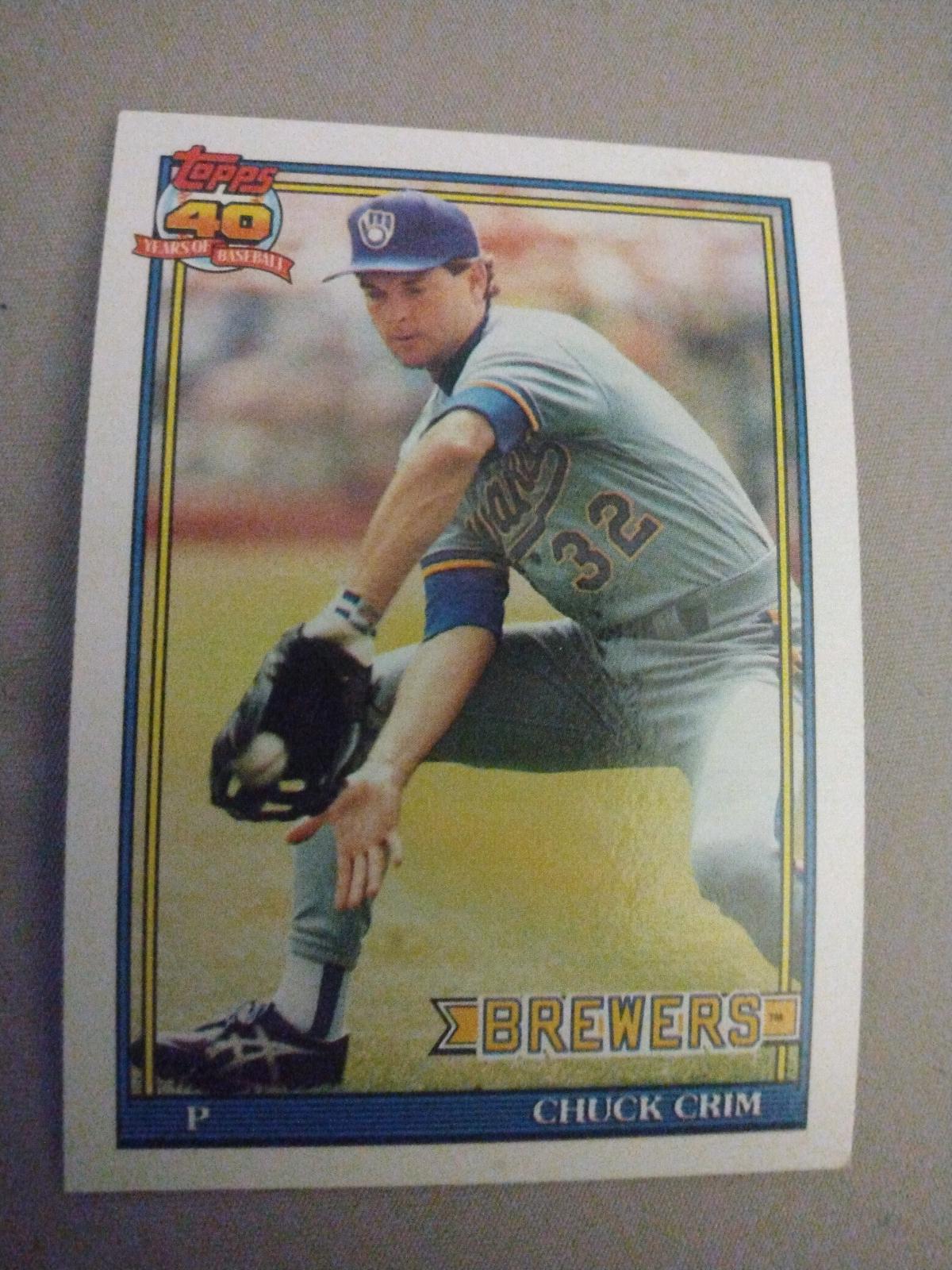 Chuck Crim | Ungraded | 1991 Topps