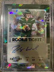 Zach Wilson [Autograph Variation Cracked Ice] #102 Football Cards 2021 Panini Contenders Optic Prices