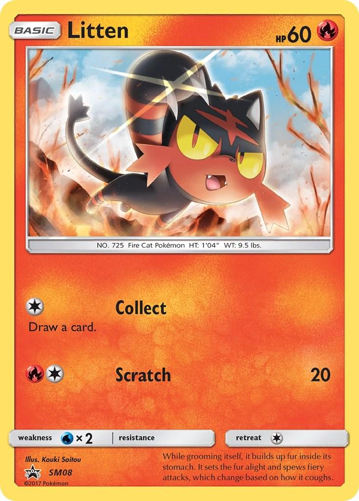 Litten #SM08 Pokemon Promo