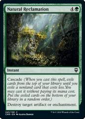 Natural Reclamation [Foil] Magic Commander Legends Prices