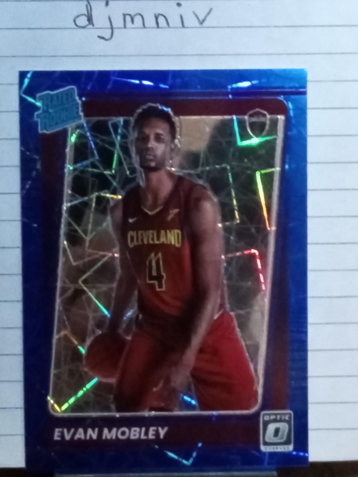 Evan Mobley [Blue Velocity] | Ungraded | 2021 Panini Donruss Optic