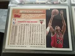 Reverse Image | Bill Cartwright Basketball Cards 1993 Topps
