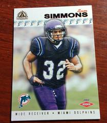 Sam Simmons #151 Football Cards 2002 Pacific Adrenaline Prices