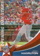 Josh Hamilton #ODS-4 Baseball Cards 2011 Topps Opening Day Prices