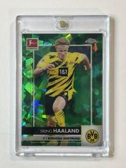 Erling Haaland [Green] Soccer Cards 2020 Topps Chrome Bundesliga Sapphire Prices
