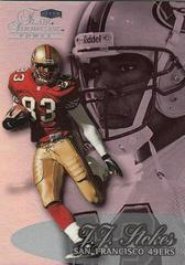 J.J. Stokes #30 Football Cards 1999 Flair Showcase Prices