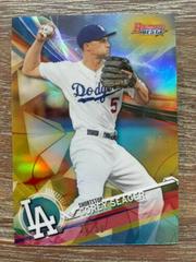 Corey Seager [Gold Refractor] #10 Baseball Cards 2017 Bowman's Best Prices