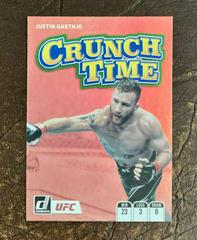 Justin Gaethje [Green] Ufc Cards 2022 Panini Donruss UFC Crunch Time Prices