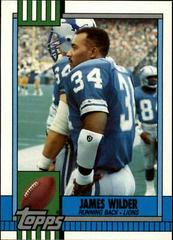 James Wilder Football Cards 1990 Topps Traded Prices